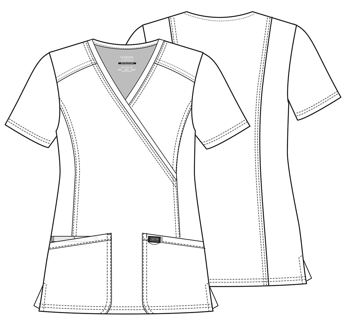 Top dama cruzada ultra suave WW610